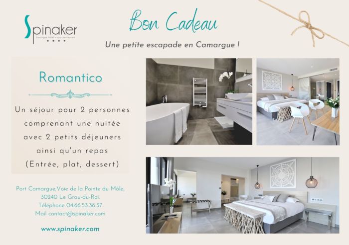 Bon cadeau Le Spinaker Romantico